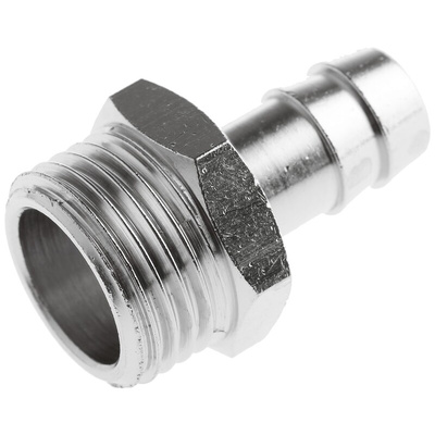 Legris LF3000 Series Straight Threaded Adaptor, G 1/2 Male to Push In 10 mm, Threaded-to-Tube Connection Style