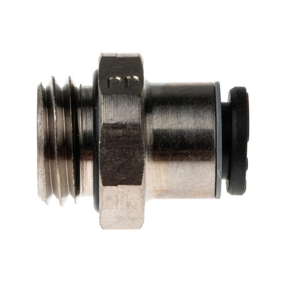 Legris LF3000 Series Straight Threaded Adaptor, M12 Male to Push In 6 mm, Threaded-to-Tube Connection Style