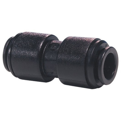 John Guest PM Series Straight Tube-to-Tube Adaptor, Push In 5 mm to Push In 5 mm, Tube-to-Tube Connection Style