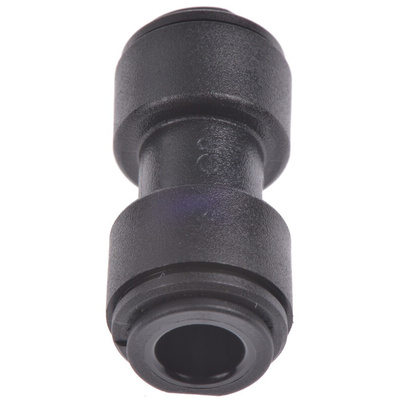 John Guest PM Series Straight Tube-to-Tube Adaptor, Push In 8 mm to Push In 8 mm, Tube-to-Tube Connection Style
