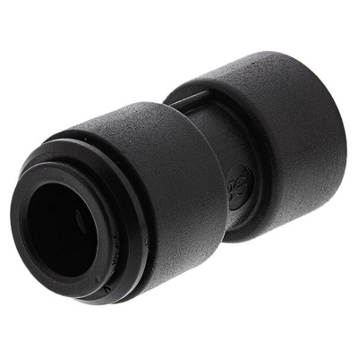 John Guest PM Series Reducer Nipple, Push In 10 mm to Push In 6 mm, Tube-to-Tube Connection Style