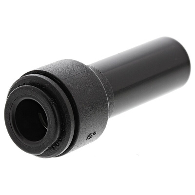 John Guest PM Series Reducer Nipple, Push In 12 mm to Push In 8 mm, Tube-to-Tube Connection Style