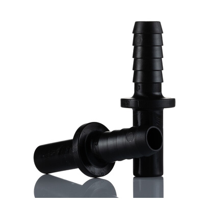 John Guest PM Series Reducer Nipple, Push In 10 mm to Push In 8 mm, Tube-to-Tube Connection Style