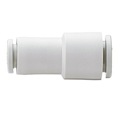 SMC KQ2 Series Straight Tube-to-Tube Adaptor, Push In 3.2 mm to Push In 6 mm, Tube-to-Tube Connection Style