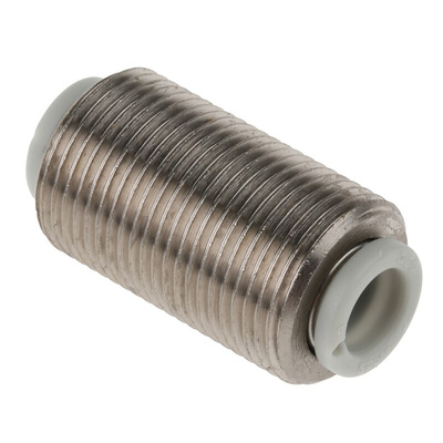 SMC KQ2 Series Bulkhead Threaded-to-Tube Adaptor, Push In 6 mm to Push In 6 mm, Threaded-to-Tube Connection Style