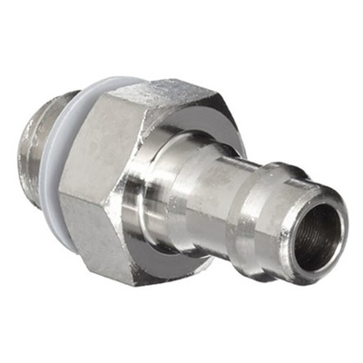SMC M Series Straight Threaded Adaptor, M5 Male to Push In 6 mm, Threaded-to-Tube Connection Style