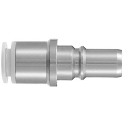 SMC KK Series Straight Threaded Adaptor, G 1/4 Male to Push In 6 mm, Threaded-to-Tube Connection Style