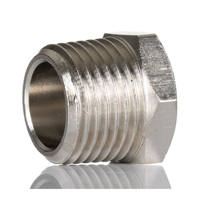 SMC Straight Threaded Adaptor, R 1/2 Male to R 1/4 Female, Threaded Connection Style