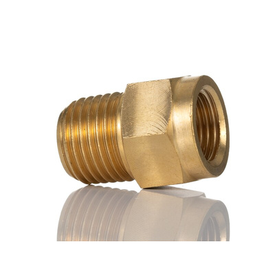 Norgren ENOTS Series Straight Threaded Adaptor, R 1/4 Male to Push In 1/4 in, Threaded-to-Tube Connection Style