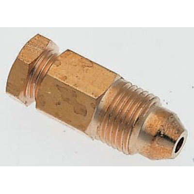 Norgren 22 Series Straight Tube-to-Tube Adaptor, 1/4 in to 3/16 in, Tube-to-Tube Connection Style