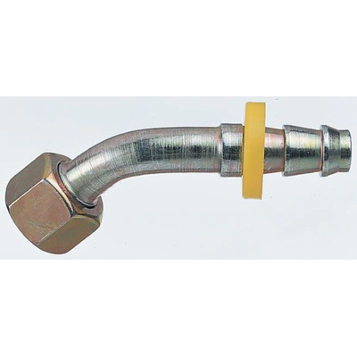 Parker 82 Series Elbow Threaded Adaptor, G 3/8 Female to Push In 10 mm, Threaded-to-Tube Connection Style
