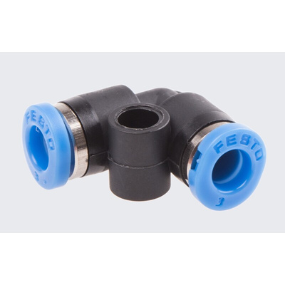 Festo QSL Series Elbow Tube-toTube Adaptor, Push In 3 mm to Push In 3 mm, Tube-to-Tube Connection Style, 153343