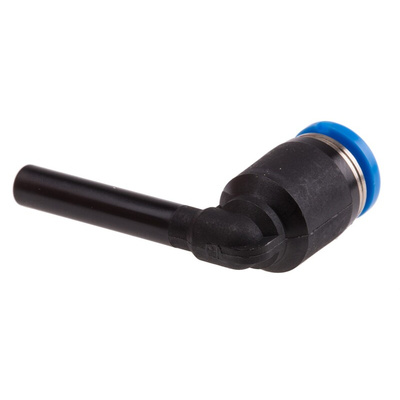 Festo QSL Series Elbow Tube-toTube Adaptor, Push In 4 mm to Push In 4 mm, Tube-to-Tube Connection Style, 153056