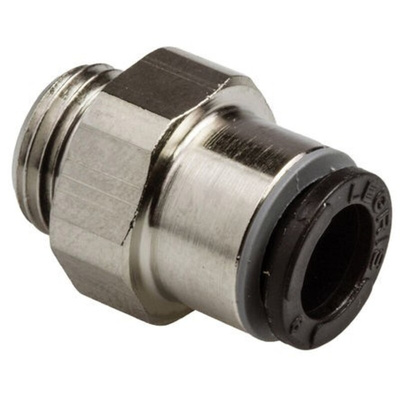 Legris LF3000 Series Straight Threaded Adaptor, G 1/2 Male to Push In 16 mm, Threaded-to-Tube Connection Style