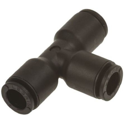 Legris LF3000 Series Tee Tube-to-Tube Adaptor Push In 16 mm, Push In 16 mm to Push In 16 mm, Tube-to-Tube Connection