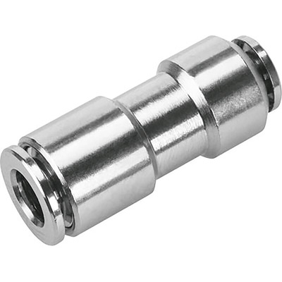Festo NPQH Series Reducer Nipple, Push In 8 mm to Push In 6 mm, Tube-to-Tube Connection Style, 578330