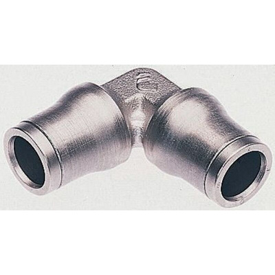 Legris LF3600 Series Elbow Tube-toTube Adaptor, Push In 6 mm to Push In 6 mm, Tube-to-Tube Connection Style