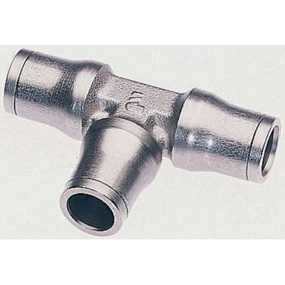 Legris LF3600 Series Tee Tube-to-Tube Adaptor Push In 4 mm, Push In 4 mm to Push In 4 mm, Tube-to-Tube Connection Style