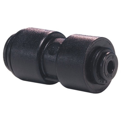 John Guest PM Series Reducer Nipple, Push In 8 mm to Push In 4 mm, Tube-to-Tube Connection Style