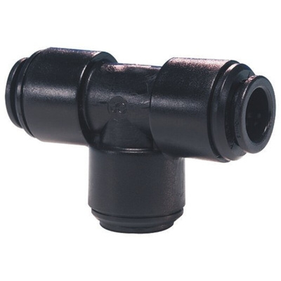 John Guest PM Series Tee Tube-to-Tube Adaptor Push In 5 mm, Push In 5 mm to Push In 5 mm, Tube-to-Tube Connection Style