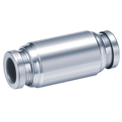 SMC KQG2 Series Straight Tube-to-Tube Adaptor, Push In 12 mm to Push In 12 mm, Tube-to-Tube Connection Style