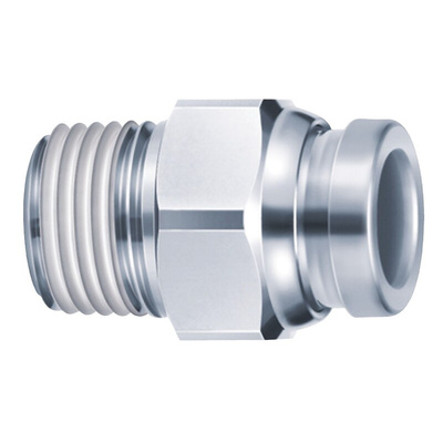 SMC KQG2 Series Straight Tube-to-Tube Adaptor, Push In 8 mm to Push In 8 mm, Tube-to-Tube Connection Style