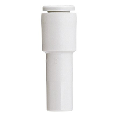 SMC KQ2 Series Straight Tube-to-Tube Adaptor, Push In 3.2 mm to Push In 4 mm, Tube-to-Tube Connection Style