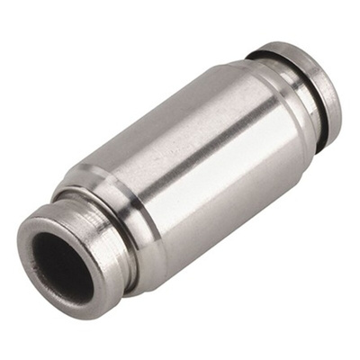 SMC KQ2 Series Straight Tube-to-Tube Adaptor, Push In 4 mm to Push In 4 mm, Tube-to-Tube Connection Style