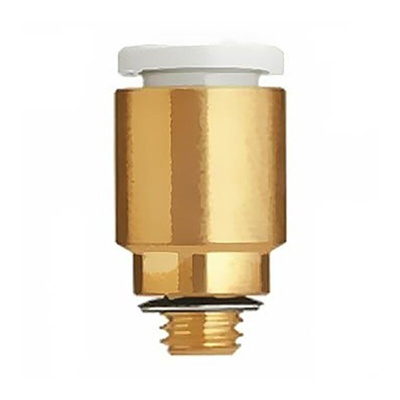 SMC KQ2 Series Elbow Threaded Adaptor, NPT 1/8 Male to Push In 1/4 in, Threaded-to-Tube Connection Style