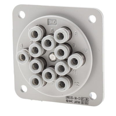 SMC DMK Series Multi-Connector Fitting, Tube-to-Tube Connection Style