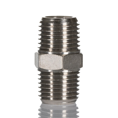 SMC Straight Threaded Adaptor, G 1/8 Female to G 1/8 Female, Threaded Connection Style