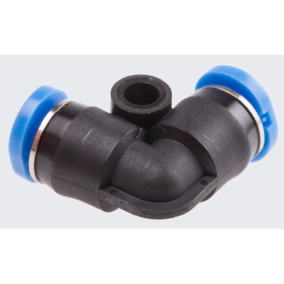 Festo QSL Series Elbow Tube-toTube Adaptor, Push In 4 mm to Push In 4 mm, Tube-to-Tube Connection Style, 153344