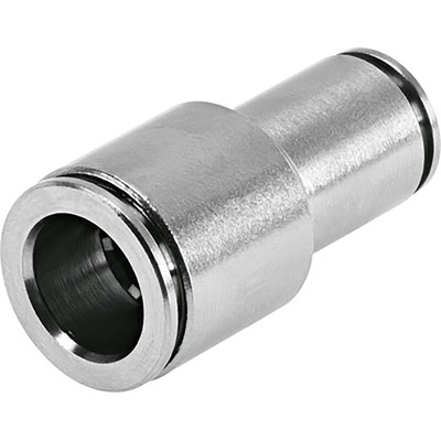 Festo NPQH Series Reducer Nipple, Push In 14 mm to Push In 10 mm, Tube-to-Tube Connection Style, 578332