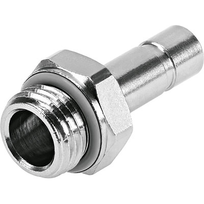 Festo NPQH Series Straight Threaded Adaptor, G 1/8 Male to Push In 4 mm, Threaded-to-Tube Connection Style, 578360