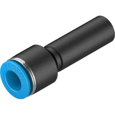 Festo QS Series Straight Tube-to-Tube Adaptor, Push In 8 mm to Push In 8 mm, Tube-to-Tube Connection Style, 130697
