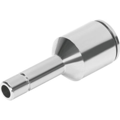 Festo NPQM Series Reducer Nipple, Push In 14 mm to Push In 6 mm, Tube-to-Tube Connection Style, 570457