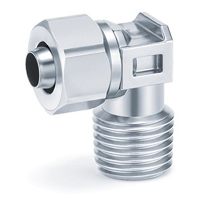 SMC KFG Series Straight Fitting, Push In 6 mm, Threaded-to-Tube Connection Style