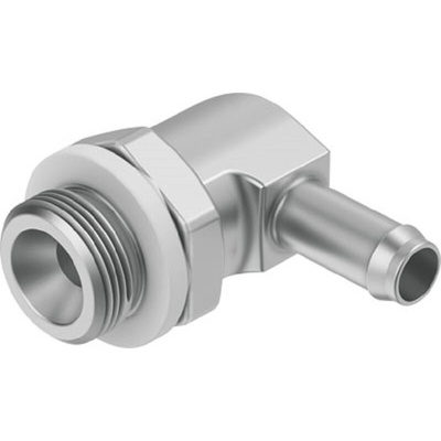 Festo CN Series Elbow Fitting, M5 Male to Push In 4 mm, Threaded-to-Tube Connection Style, 12257