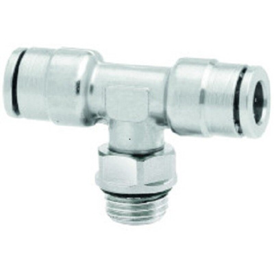 Norgren PNEUFIT 10 Series Straight Threaded Adaptor, G 1/4 Male to Push In 6 mm, Threaded-to-Tube Connection Style