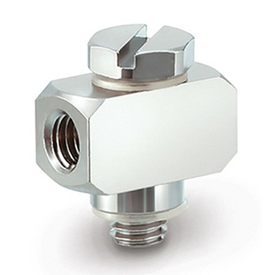 SMC M Series Union Tee, M3 Female to M3, Threaded Connection Style