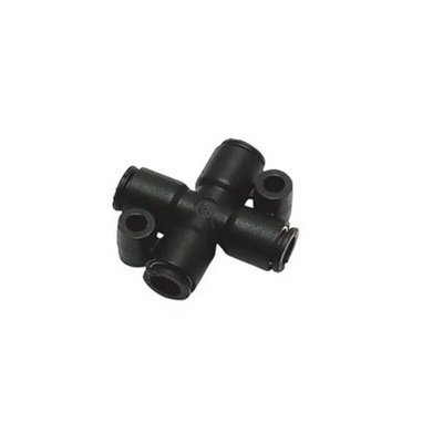 LF 3000 Series Tube-to-Tube Adaptor, 8 mm to Push In 8 mm, Tube-to-Tube Connection Style, 3107 08 00