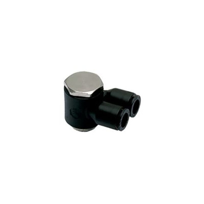 LF 3000 Series Push-in Fitting, 6 mm to G 1/8 Male, Tube-to-Port Connection Style, 3149 06 10