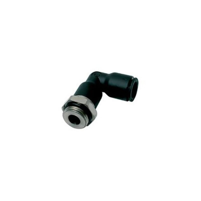 LF 3000 Series Elbow Threaded Adaptor, 10 mm to G 3/8 Male, Threaded Connection Style, 3169 10 17