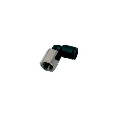 LF 3000 Series Elbow Threaded Adaptor, 12 mm to G 3/8 Female, Threaded Connection Style, 3192 12 17