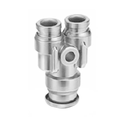 SMC, Push In 6 mm to Push In 6 mm, Tube-to-Tube Connection Style