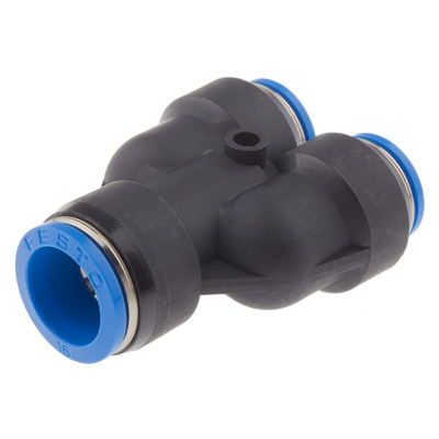 Festo QSY Series Y Tube-to-Tube Adaptor, Push In 16 mm to Push In 12 mm, Tube-to-Tube Connection Style, 190708