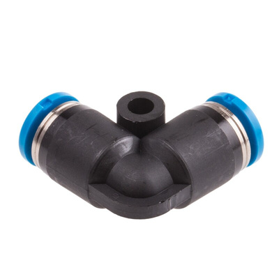 Festo QSL Series Elbow Tube-toTube Adaptor, Push In 4 mm to Push In 4 mm, Tube-to-Tube Connection Style, 153070