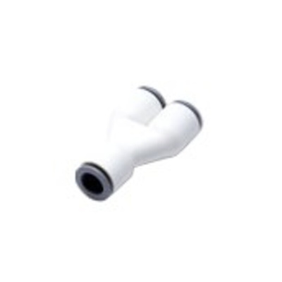 Legris LF6300 LIQUIfit Series Y Tube-to-Tube Adaptor, Push In 6 mm to Push In 6 mm, Tube-to-Tube Connection Style