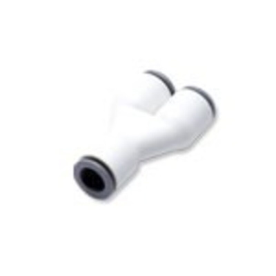 Legris LF6300 LIQUIfit Series Y Tube-to-Tube Adaptor, Push In 12 mm to Push In 12 mm, Tube-to-Tube Connection Style