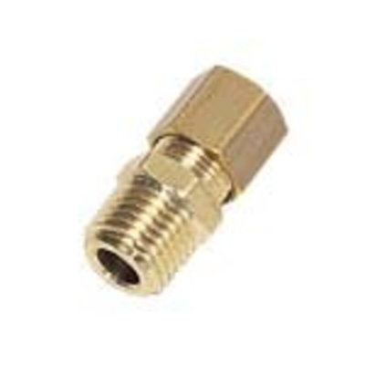 Legris LF3000 Series Straight Threaded Adaptor, R 1/2 Male to Push In 16 mm, Threaded-to-Tube Connection Style
